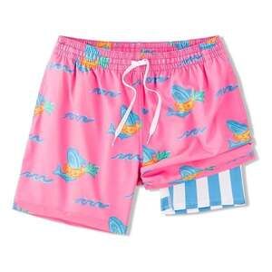 Chubbies The Pineapple Floaters 5.5" Lined Swimsuit Pink Medium